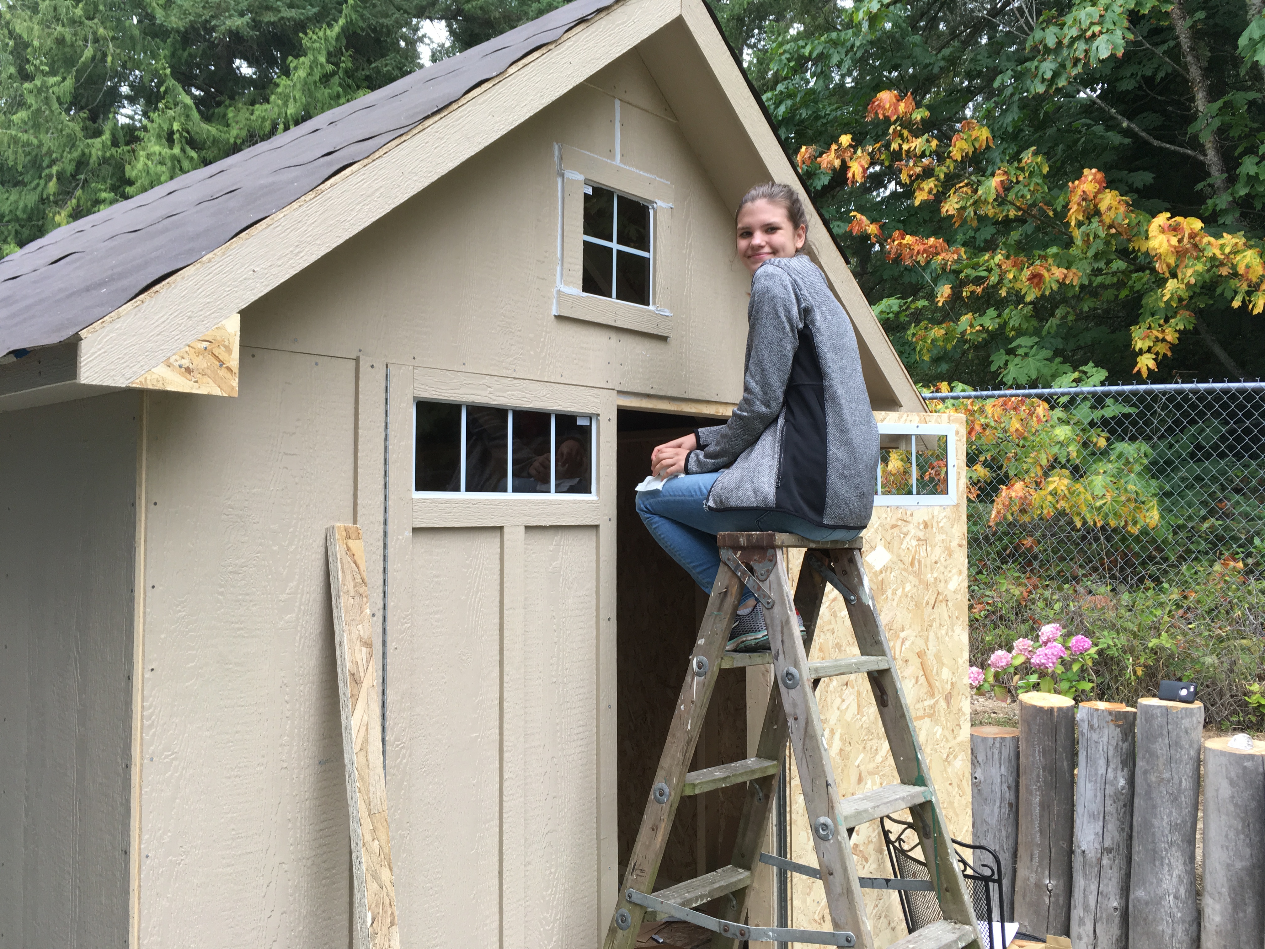 Jackie’s Tiny House Update: a smashed thumb a thunder storm and still great progress
