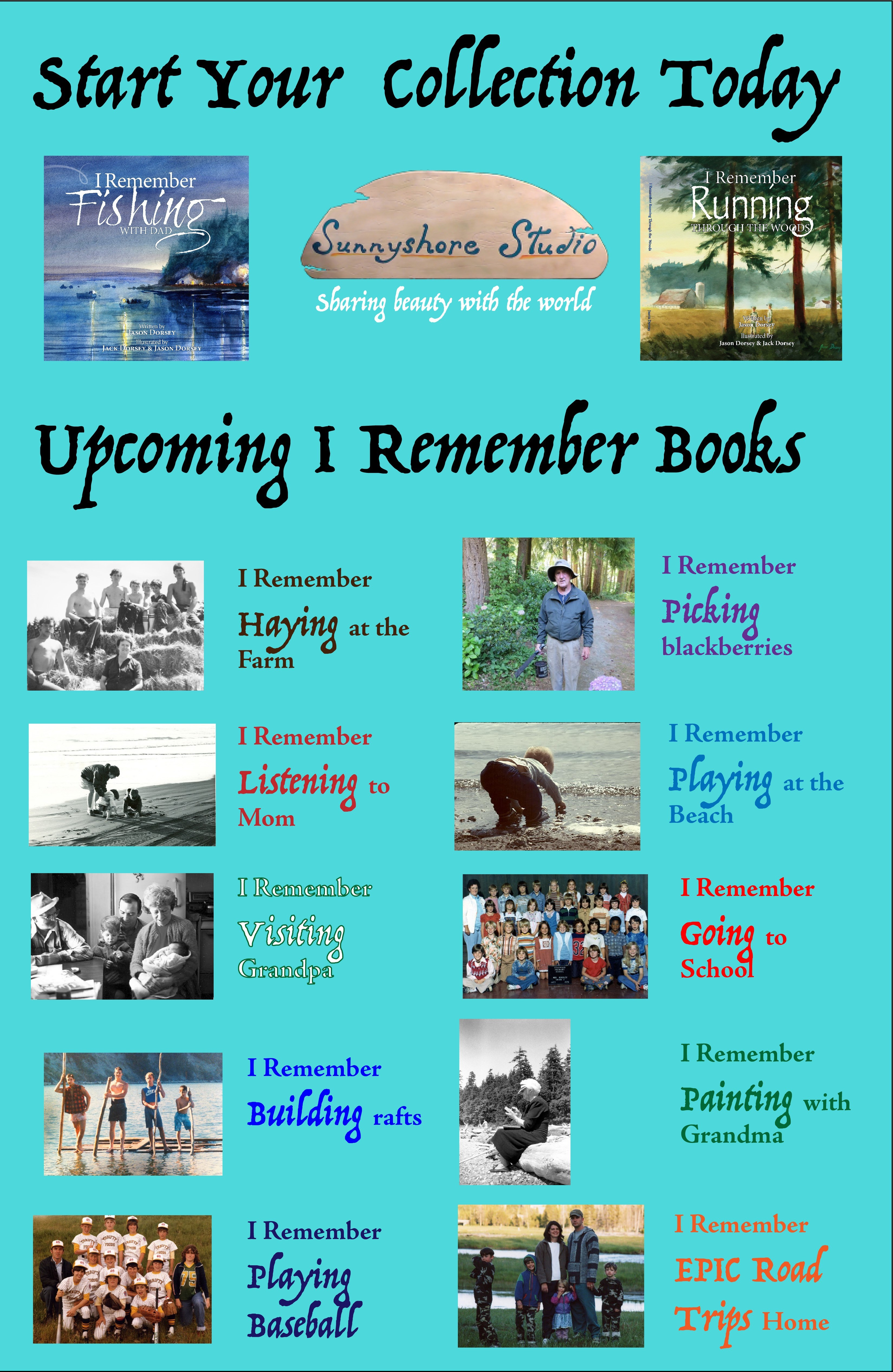 Dorsey shares plan for twelve book “I Remember” series