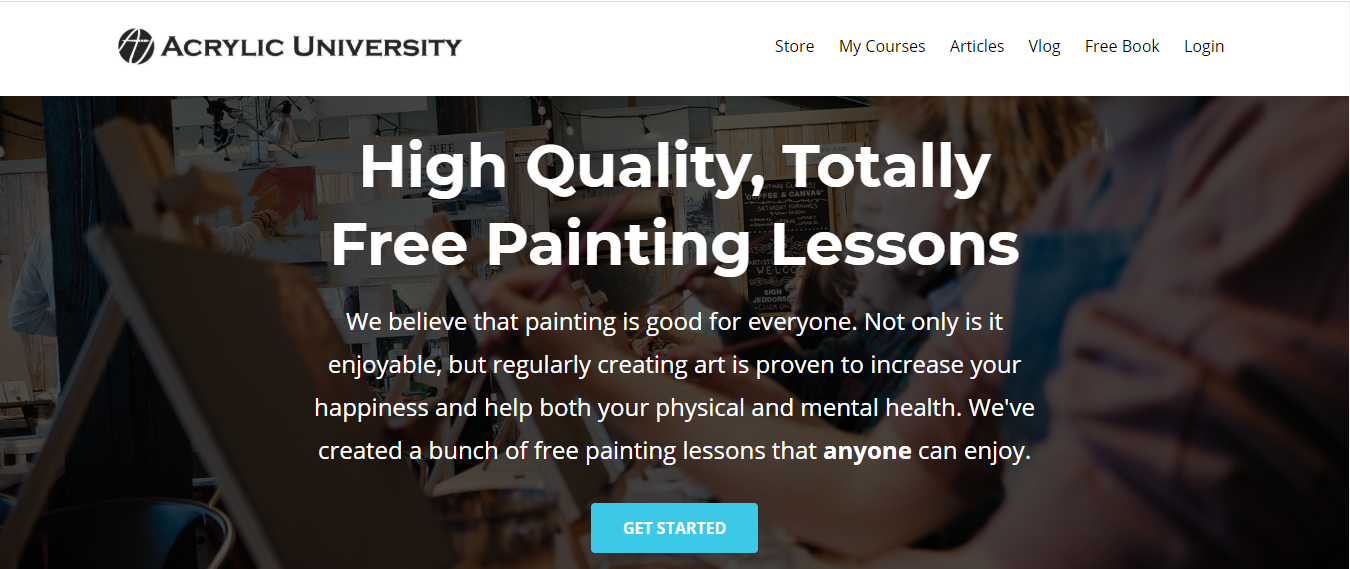 Acrylic University Offers Free Courses during shutdown