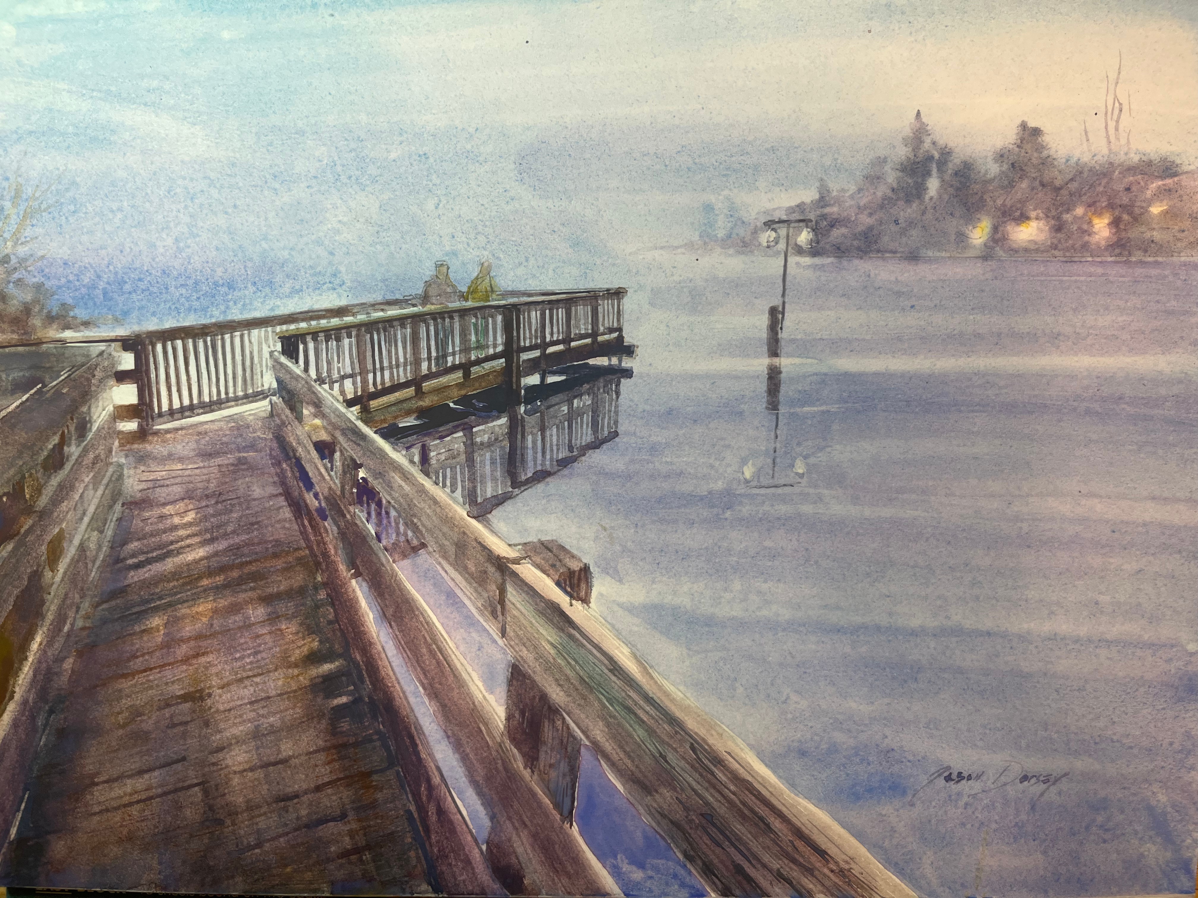 Jason Paints the Sammamish River: January 2026