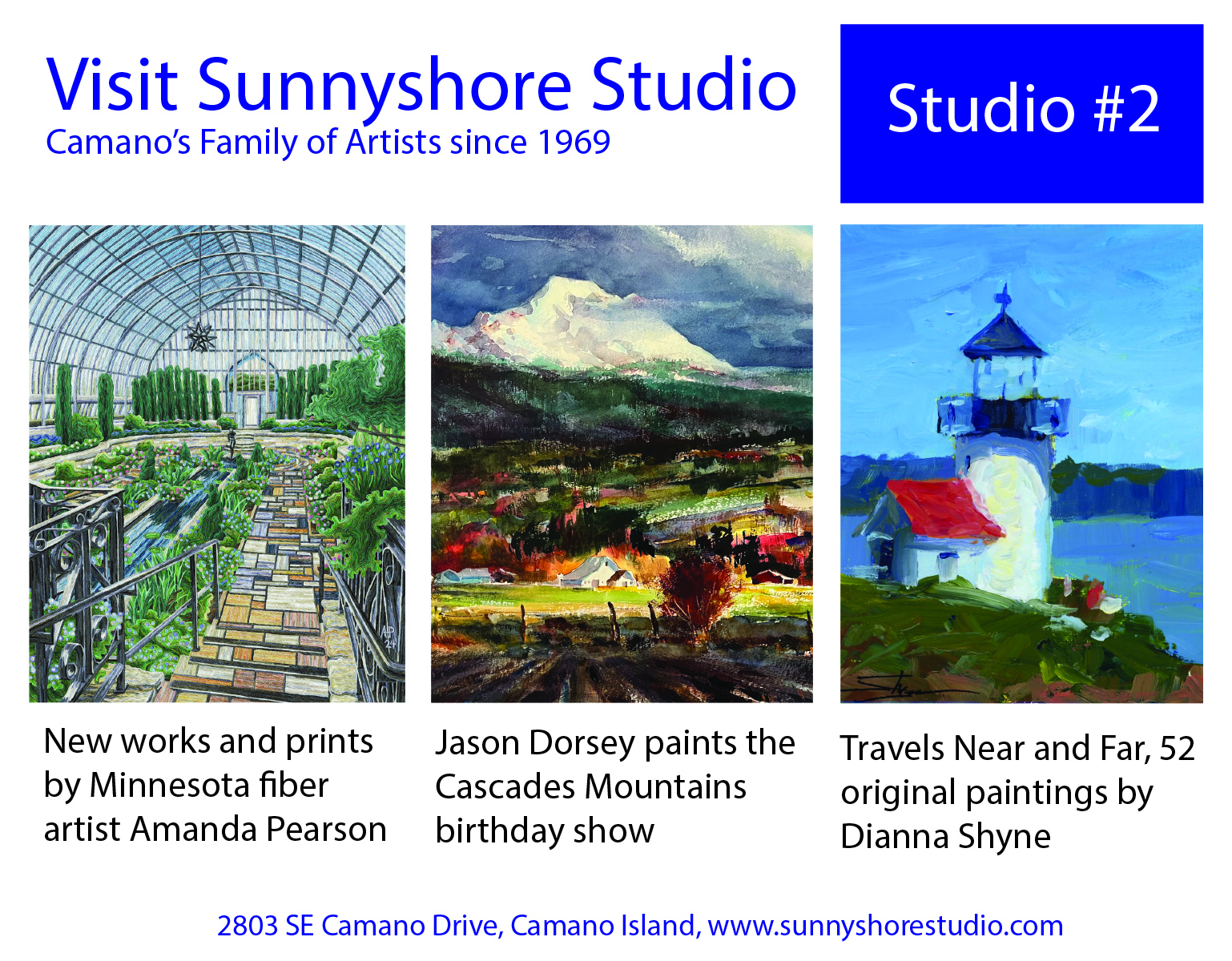 A Sneak Peak at Sunnyshore Studio’s Artist Lineup for the 2026 Studio Tour